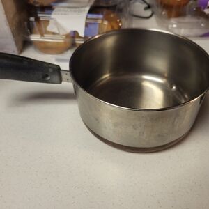 1 Qt Reverware Copper Bottom Pot 1801